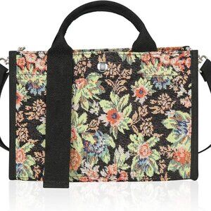 Women’s Canvas Travel Tote Bag Retro Casual Crossbody Handbag